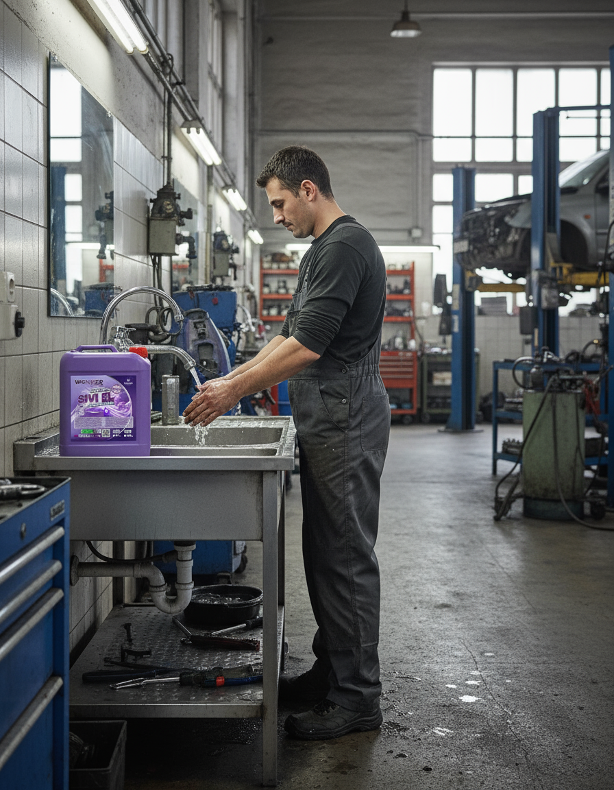 Wonder Endüstriyel Sıvı El Yıkama Sabunu - Granüllü Teknoloji ile Güçlü Temizlik